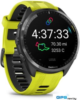 Умные часы Garmin Forerunner 965 (черный/желтый)