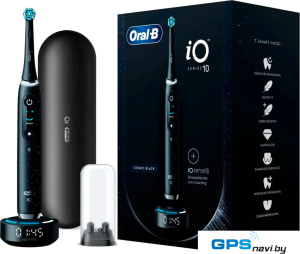 Электрическая зубная щетка Oral-B iO 10 Series 10 Cosmic Black (черный)