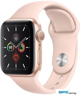 Умные часы Apple Watch Series 5 40 мм (алюминий золотистый/розовый песок)